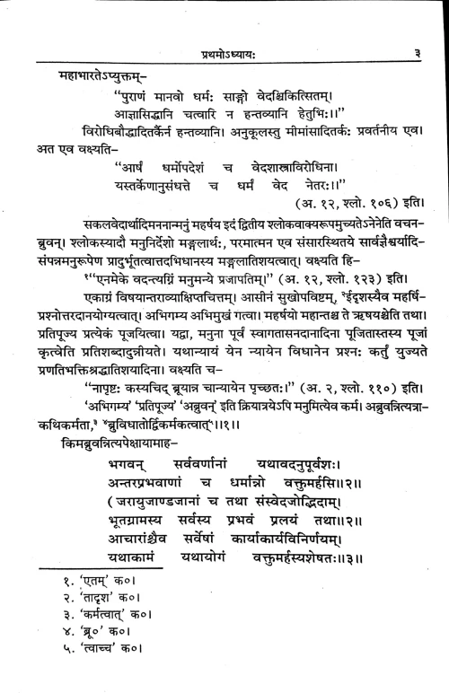 Manusmriti Chapter ( Ist,IInd & VIInth)